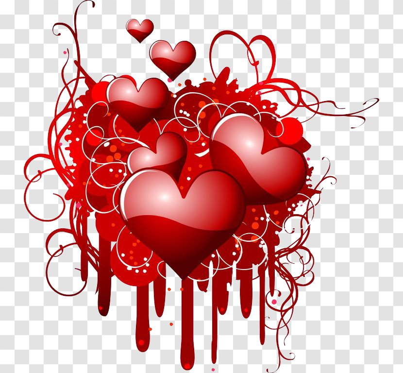Heart Clip Art - Love Background Transparent PNG