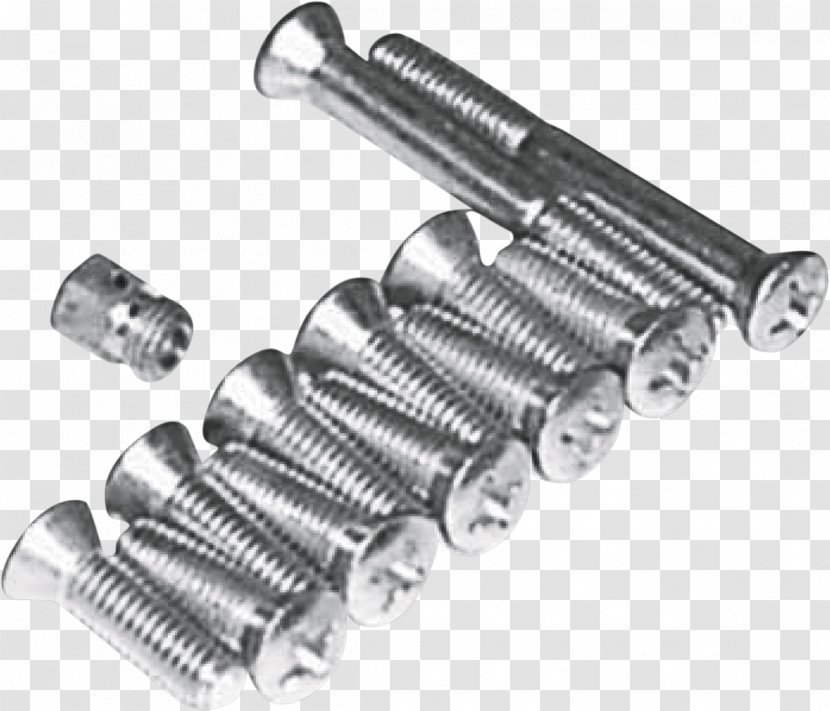 Fastener Car Screw Cylinder Steel Transparent PNG