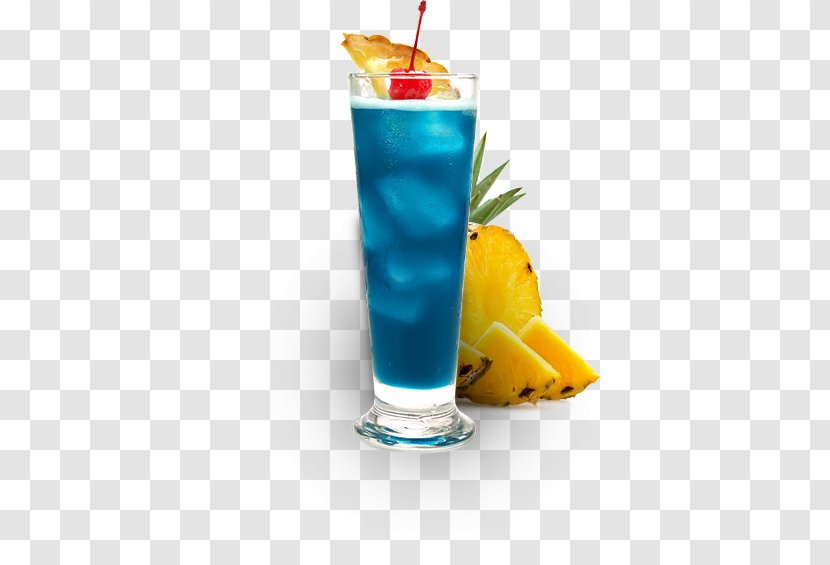 Blue Hawaii Cocktail Kamikaze Schnapps Cuisine Of - Silhouette - Curacao Transparent PNG