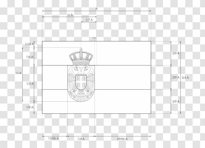 Principality Of Serbia Flag Kingdom - Area Transparent PNG