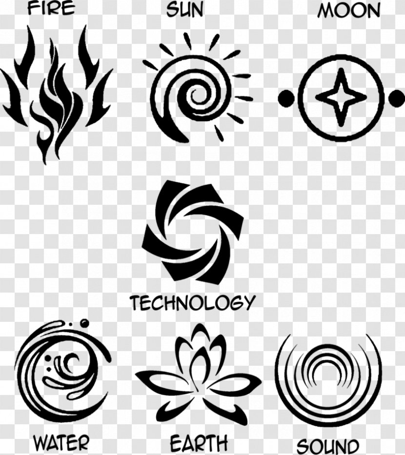 Earth Symbol Dragon Clip Art - Black And White Transparent PNG