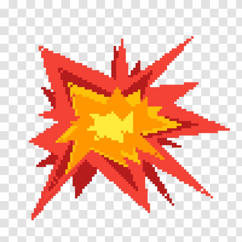 Minecraft Line Point Clip Art Leaf - Explosion Transparent PNG