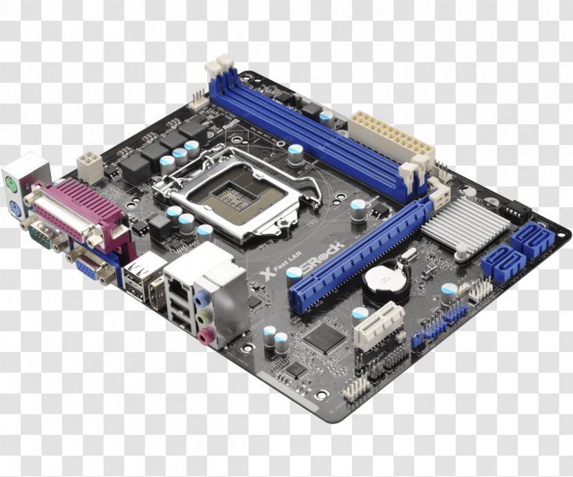 Intel LGA 1155 Motherboard DDR3 SDRAM ASRock - Io Card Transparent PNG