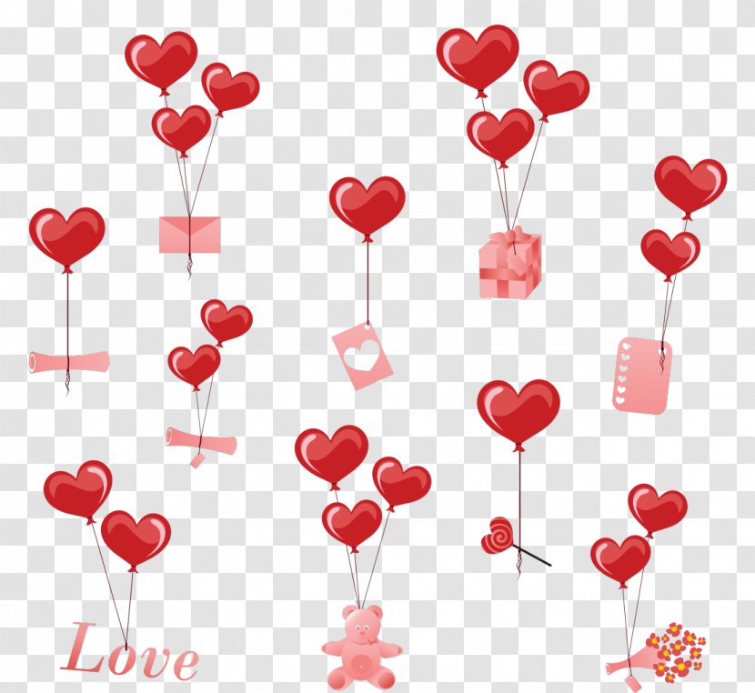 Valentine's Day Heart Clip Art - Flower - Love Background Transparent PNG