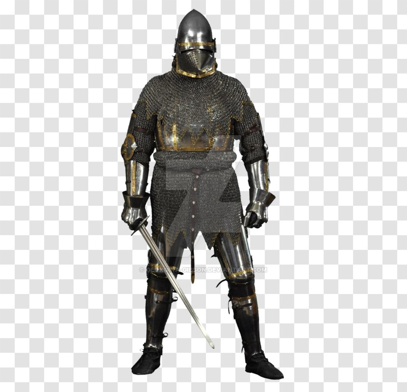 Middle Ages Knight Cuirass Components Of Medieval Armour Plate - Warfare Transparent PNG