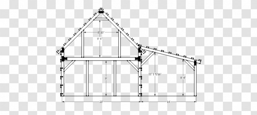 Barn House Plan Pole Building Framing Transparent PNG