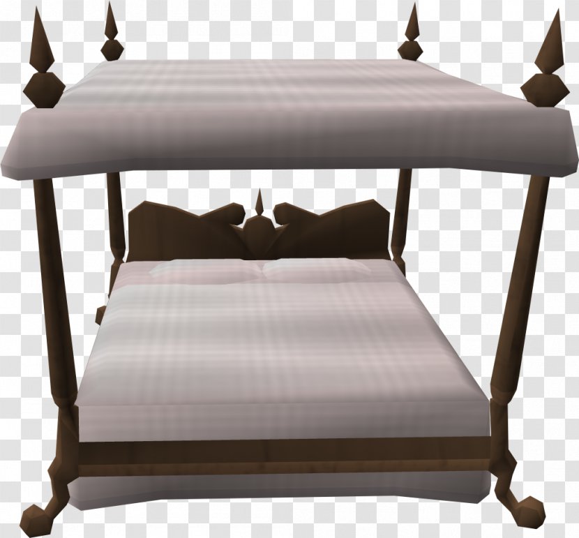 Bed Frame Table Four-poster Canopy - Cartoon - Wood Transparent PNG