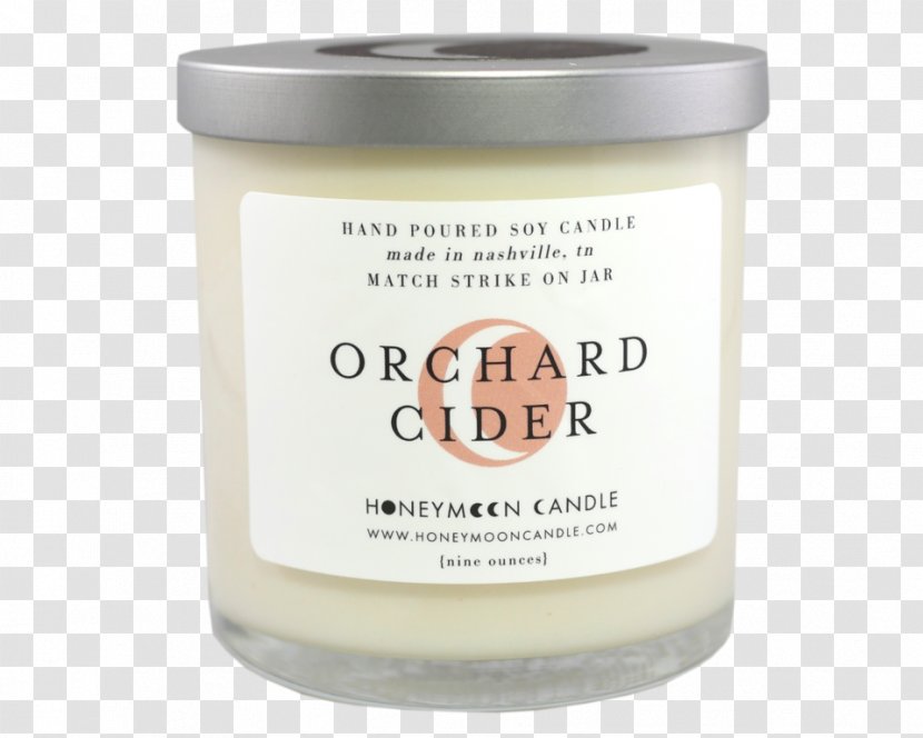 Cream Flavor Wax Candle Sandalwood - Mint Transparent PNG