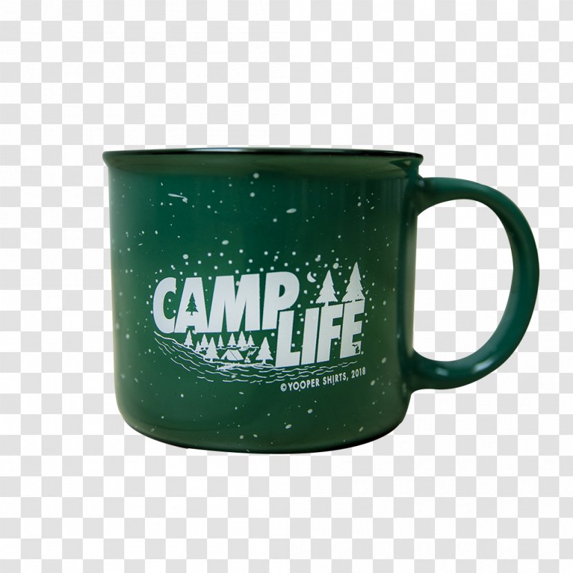 Coffee Cup Mug Ceramic Product - Tableware - Campfire Tin Mugs Transparent PNG