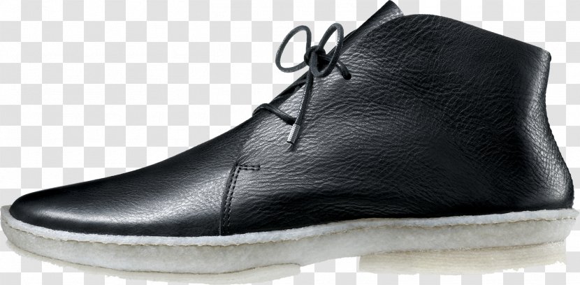Shoe Boot Leather Footwear Puma - Black - Zoom Transparent PNG