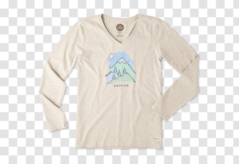 Sleeve T-shirt Sweater Jacket - Long Sleeved T Shirt Transparent PNG