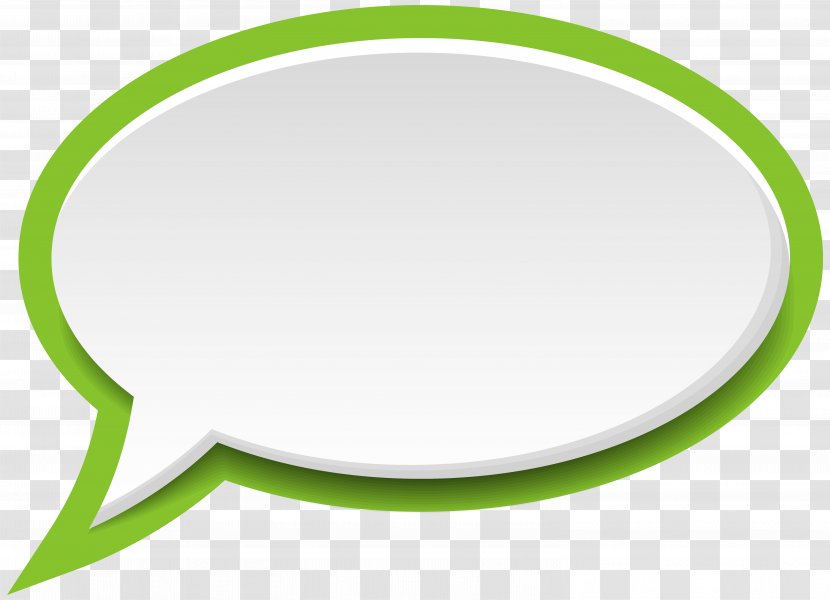 Circle Area Product Green - Speech Bubble White Clip Art Image Transparent PNG