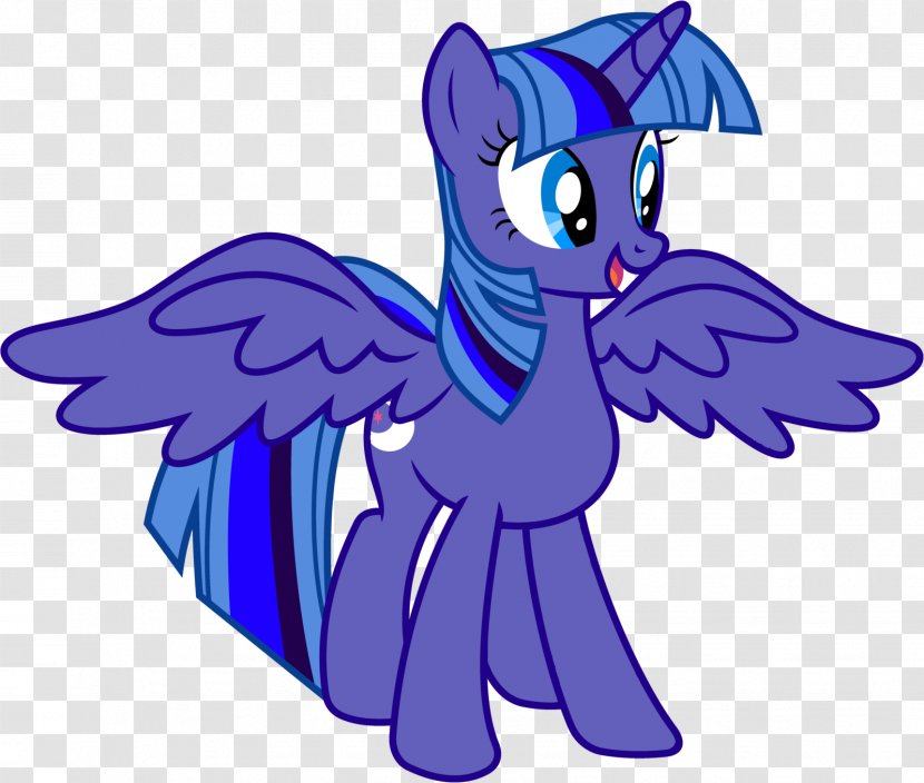 Twilight Sparkle Winged Unicorn Rarity Princess Luna Pony - Silhouette Transparent PNG