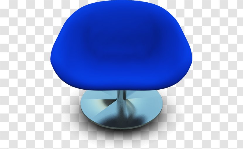 Electric Blue Purple Cobalt - Chair - Seat Transparent PNG