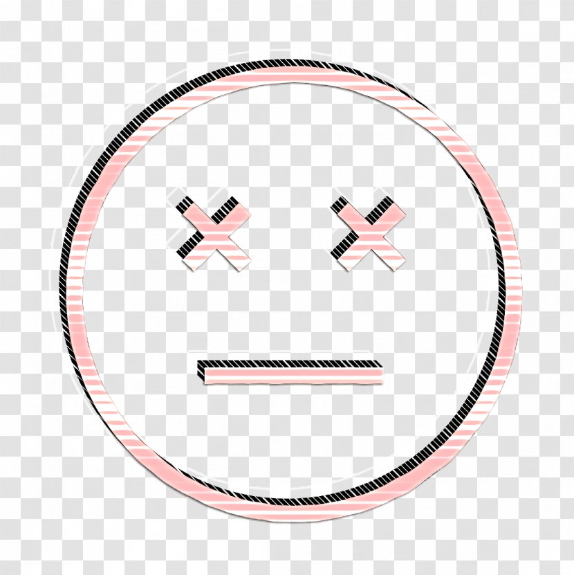 Dead Emoji - Icon - Pink Emoticon Transparent PNG