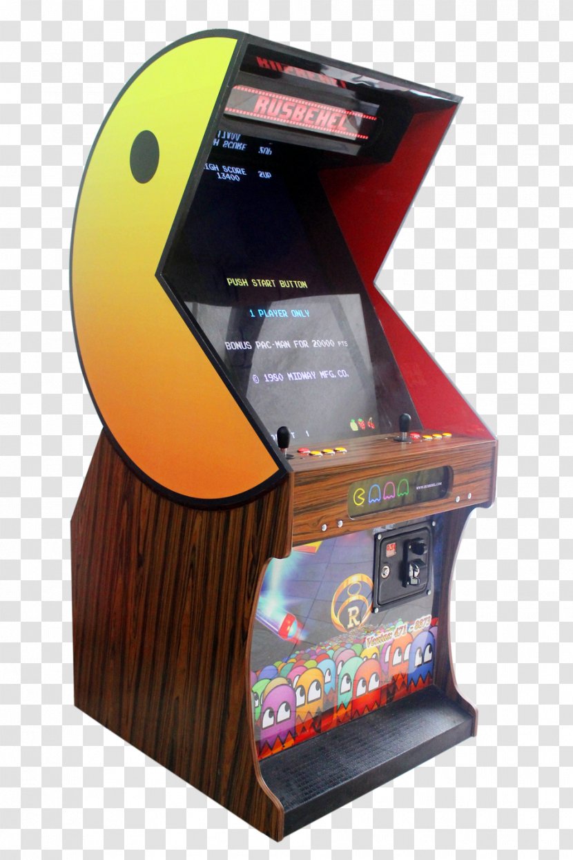 Arcade Cabinet Baby Pac-Man Galaga Frogger - Raiden - Pacman Anniversary Machines Transparent PNG