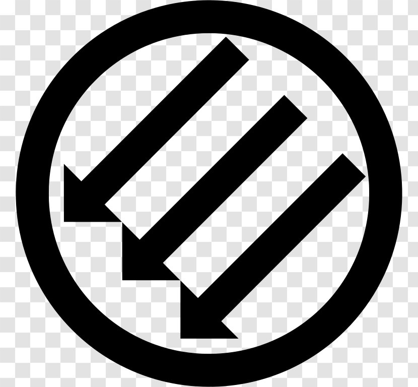 Iron Front Post-WWII Anti-fascism Symbol - Three Arrows Transparent PNG