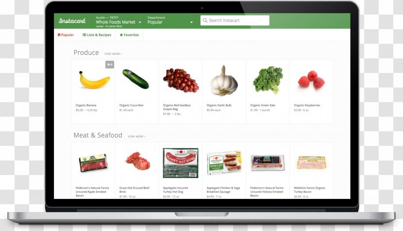 Instacart Social Network Advertising Delivery Retail - Campaign - Raspberrie Transparent PNG