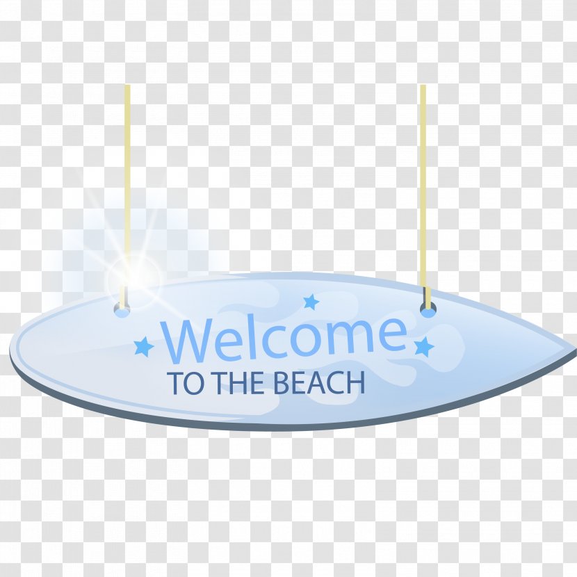 Beach Tag Download - Rectangle - Vector Transparent PNG