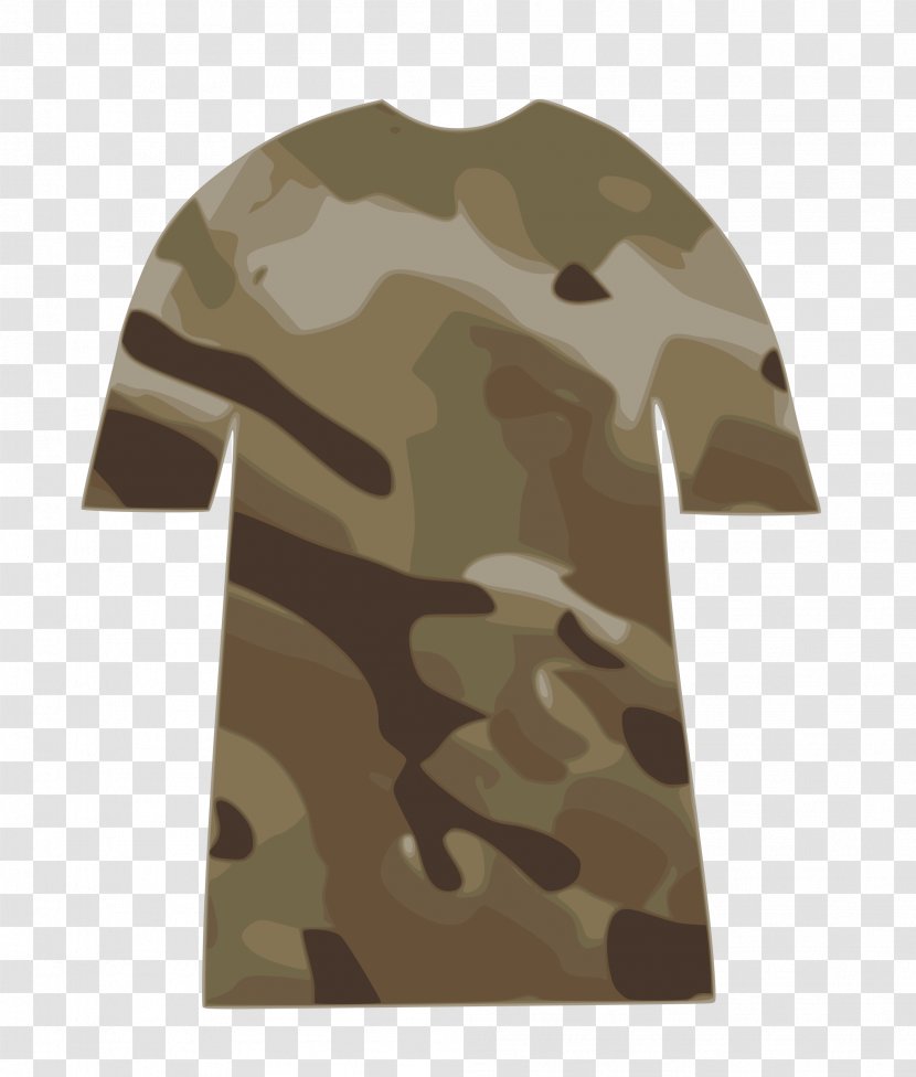 T-shirt Camouflage Clip Art - Military - Camo Shirt Cliparts Transparent PNG