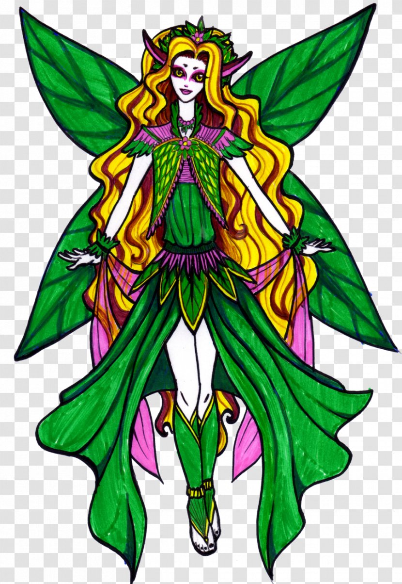 Fairy Leaf Costume Design - Membrane Winged Insect Transparent PNG