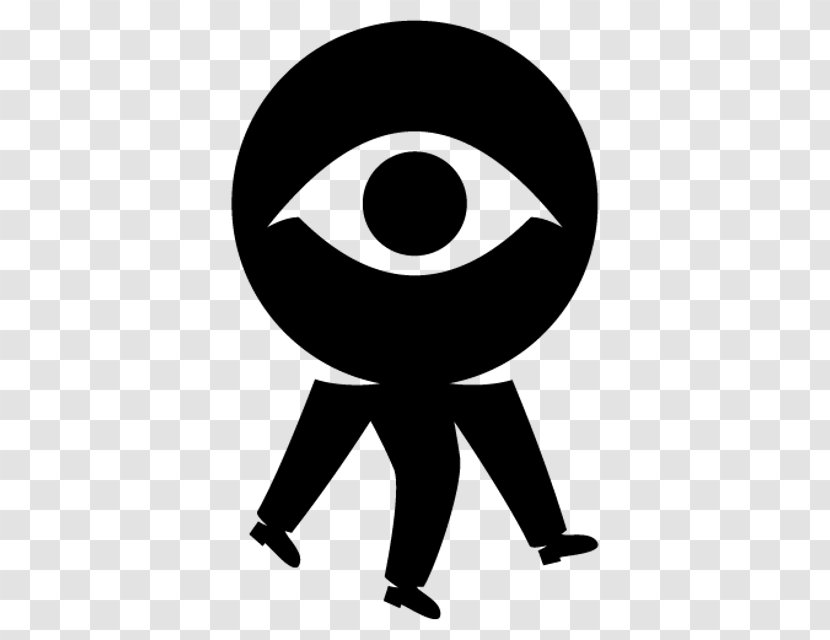 Cartoon Clip Art Eye Symbol Smile - Blackandwhite Line Transparent PNG