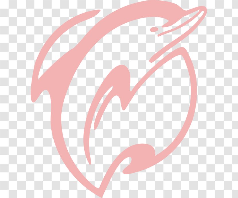 Pink Logo Clip Art - Watercolor - Dolphin Transparent PNG
