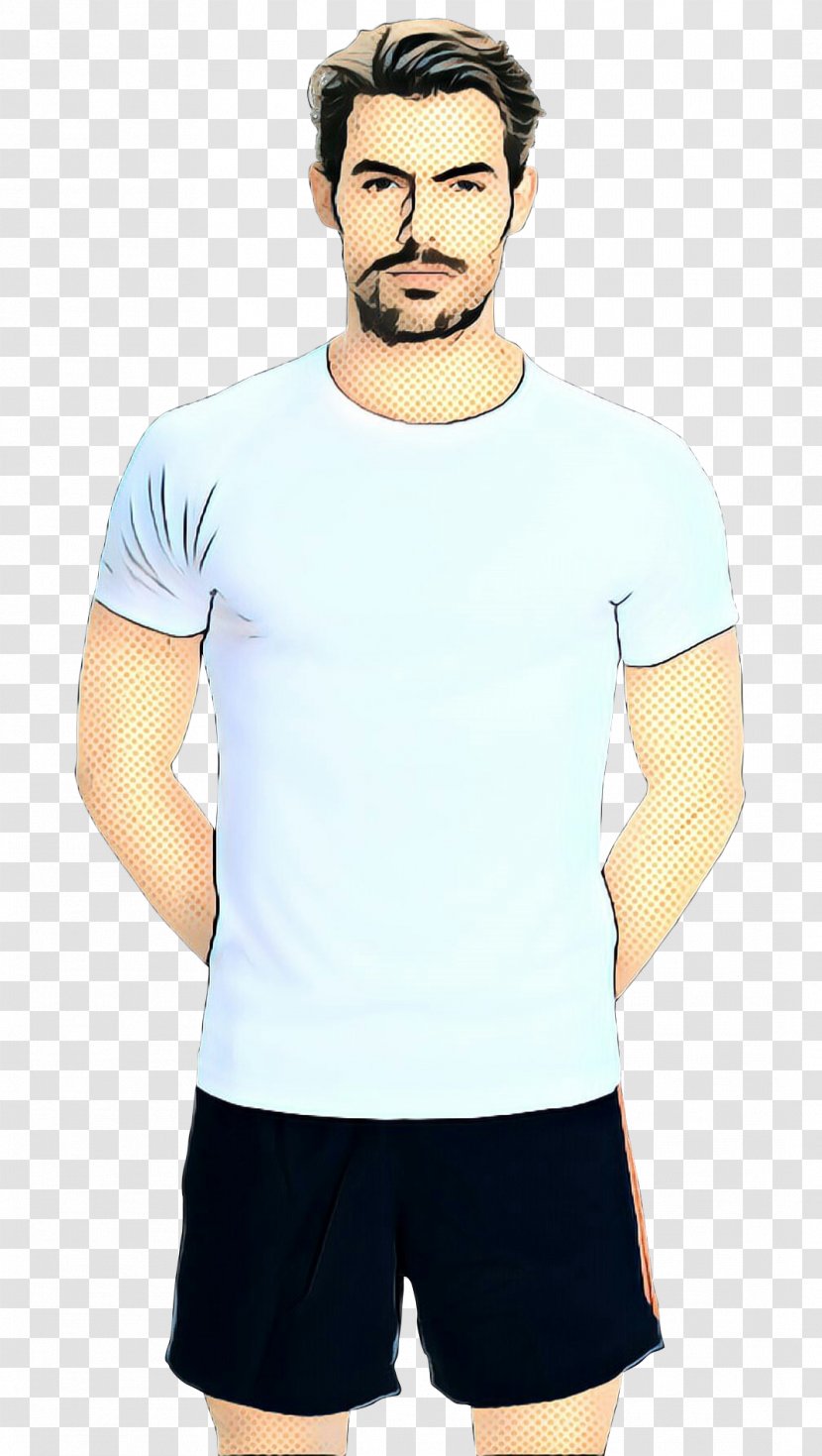 T-shirt Shoulder Sleeve Shorts - Male - Cool Transparent PNG