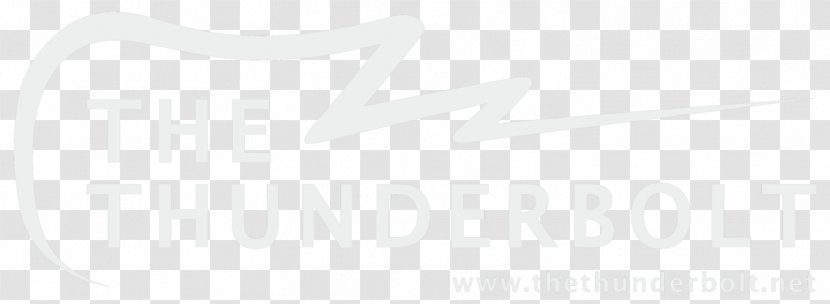 White Logo Brand - Thunderbolt Transparent PNG