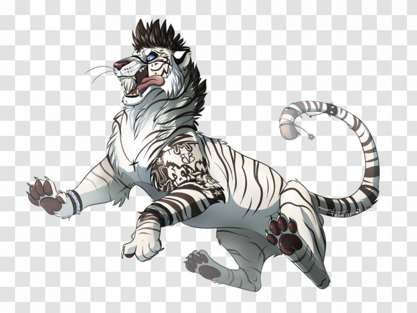 Tiger Cat Horse Wildlife - Fictional Character Transparent PNG