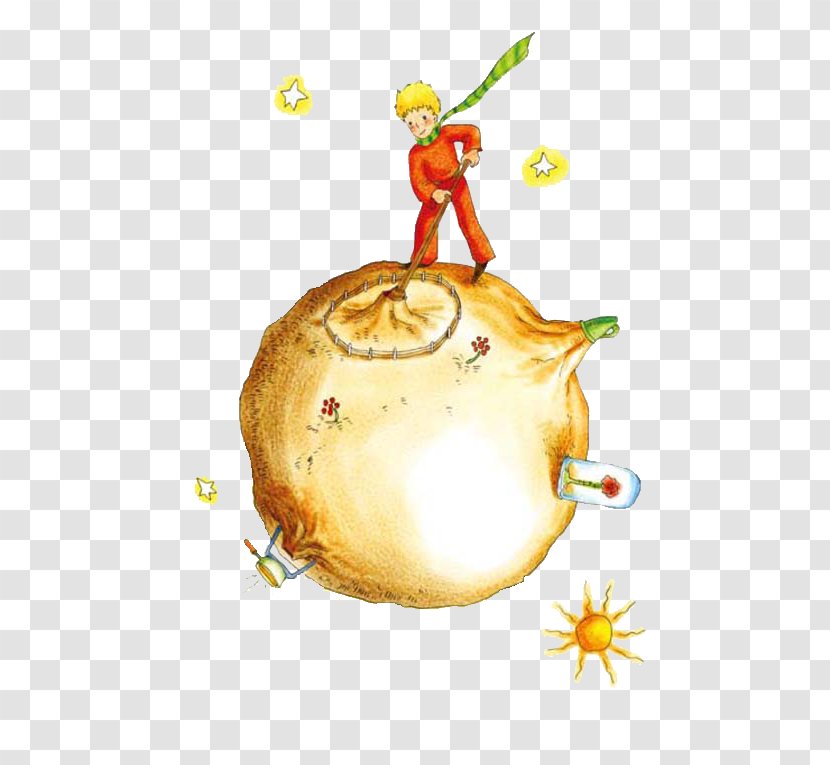The Little Prince Illustration - Christmas Ornament - Planet Transparent PNG