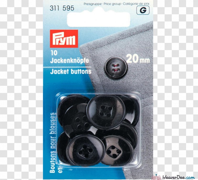 Prym Snap Fastener Millimeter Button Transparent PNG