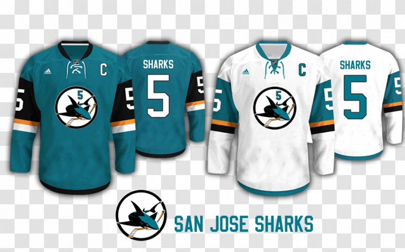 Sports Fan Jersey T-shirt Logo Outerwear - San Jose Sharks Transparent PNG