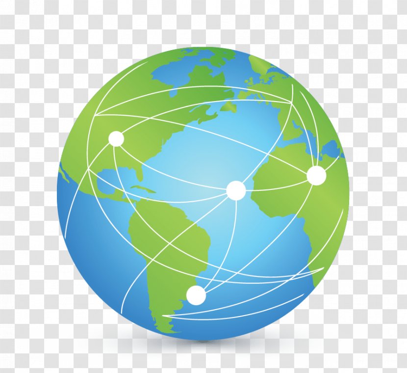 Globe Earth Logo - Telecom - Platinum Safflower Three Dimensional Transparent PNG