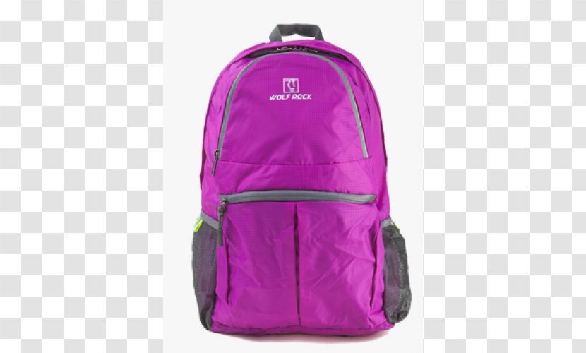 Backpack Pink M Bag - Violet Transparent PNG