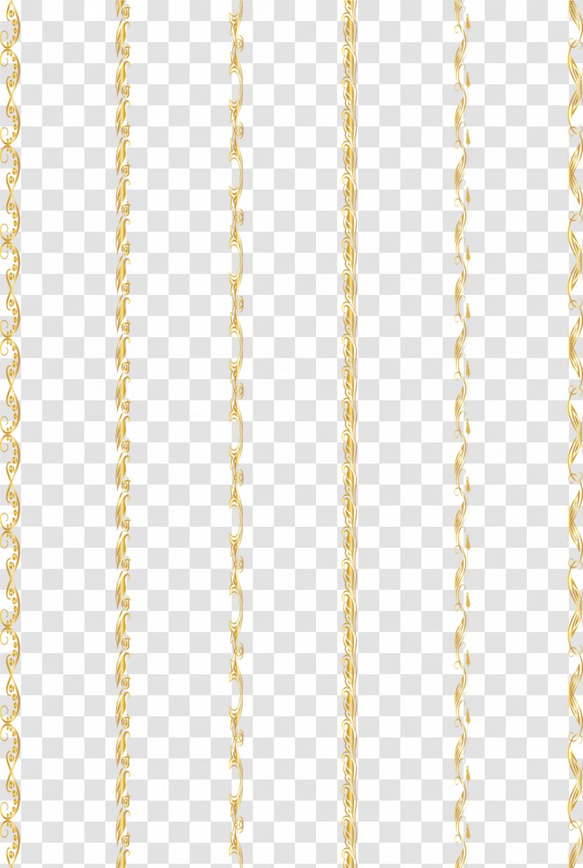 Yellow Angle Pattern - Hand Painted Gold Lines Transparent PNG