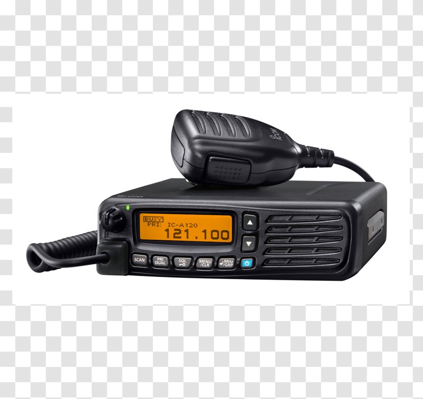 Microphone Airband Icom Incorporated Transceiver Very High Frequency - Noise Transparent PNG