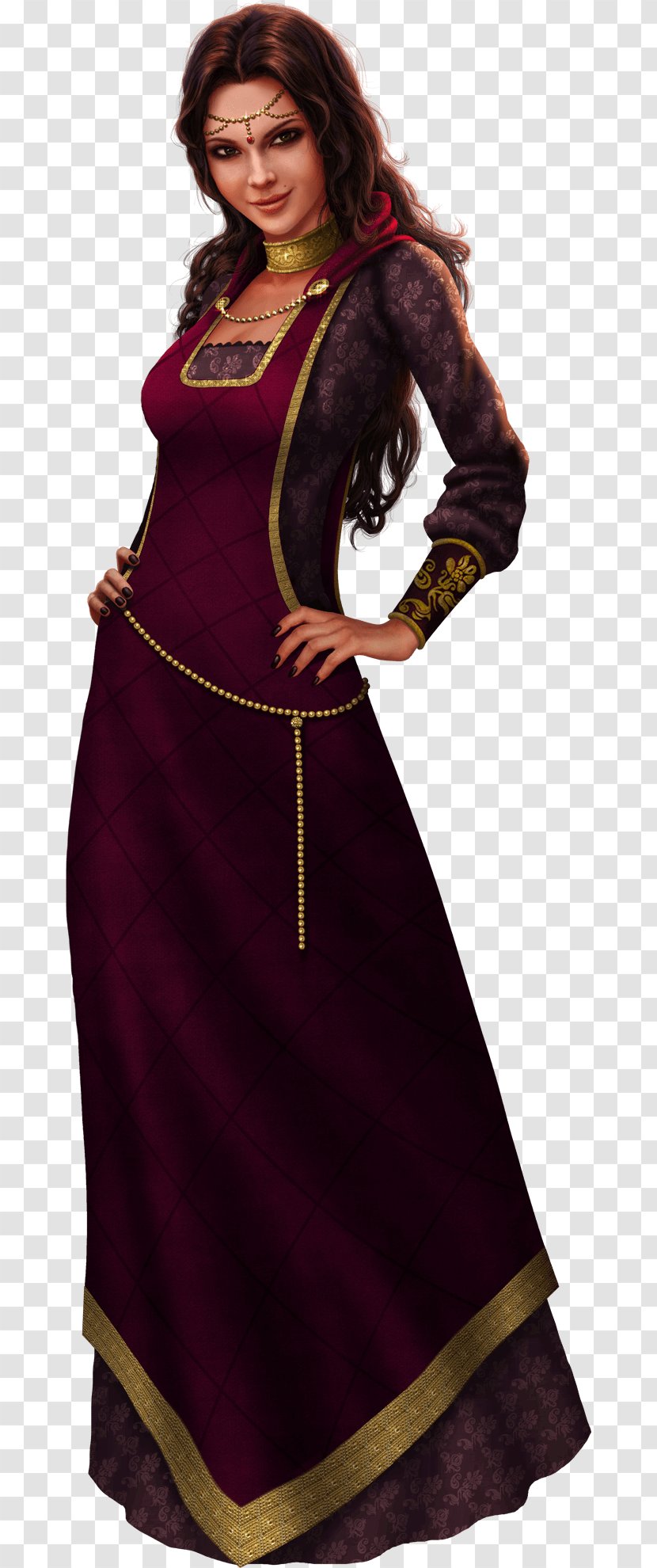 The Sims Medieval: Pirates And Nobles 3: Ambitions 2 World Adventures Seasons - 3 - Medieval Dresses Transparent PNG
