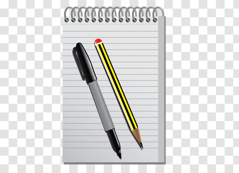 Pencil Notebook Drawing - Vector Transparent PNG