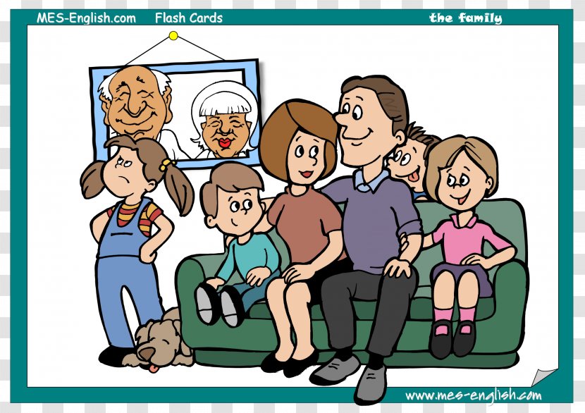 Flashcard Family Teacher Learning Lesson - Flower - Father's Day Transparent PNG