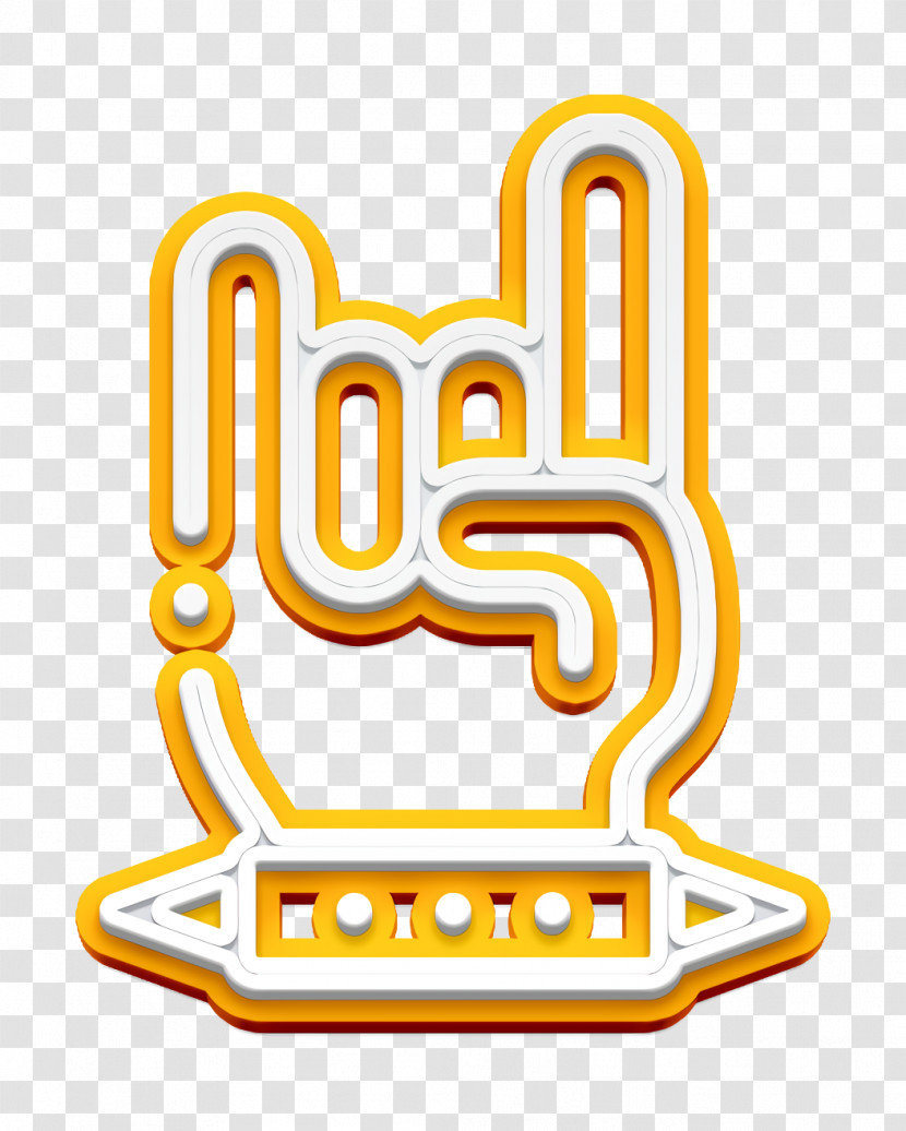 Rock And Roll Icon Hand Icon Rock Icon Transparent PNG