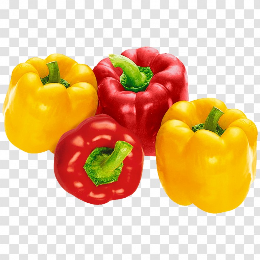 Chili Pepper Capsicum Annuum Var. Acuminatum Friggitello Yellow Red Bell - Ingredient - Vegetable Transparent PNG
