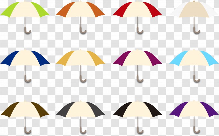 Euclidean Vector Umbrella Icon - Lighting Accessory - Short Answer Background Transparent PNG