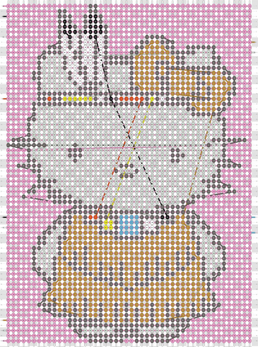 Cross-stitch Textile Needlework Alhambra - Crossstitch - Pink Transparent PNG