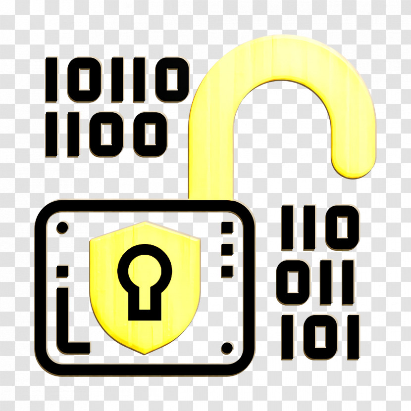 Unlock Icon Online Security Icon Cyber Crime Icon Transparent PNG
