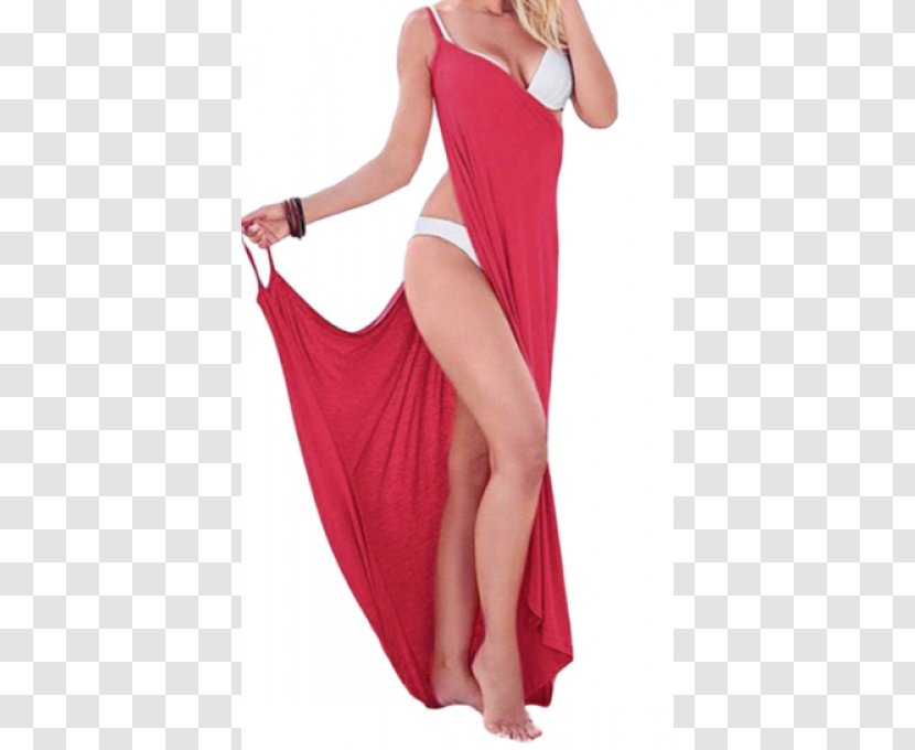 Spaghetti Strap Backless Dress Swimsuit Clothing - Skirt Transparent PNG