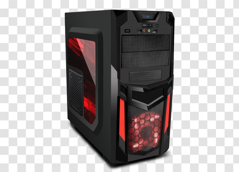 Computer Cases & Housings MicroATX Eagle Warrior Gabinete Gamer A6 Blade Power Converters - Personal - Gaming Pc Transparent PNG