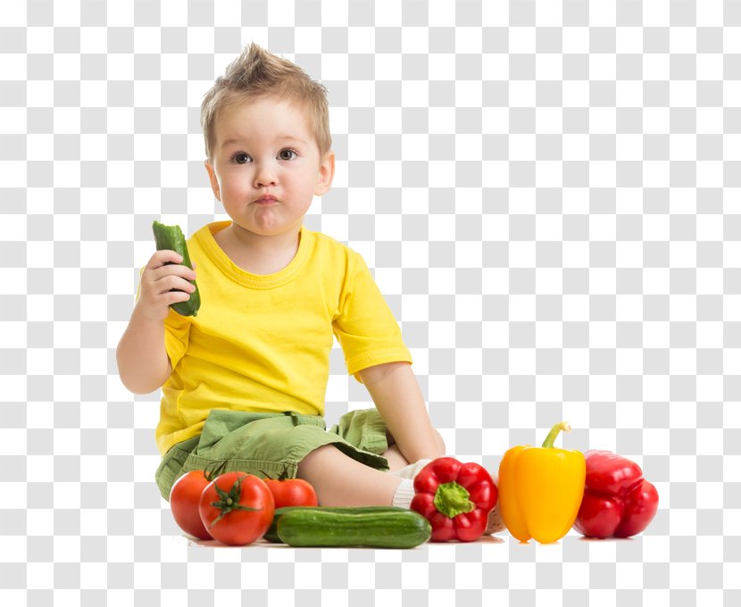 Eating Vegetable Health Food Vegetarian Cuisine - Toddler Transparent PNG