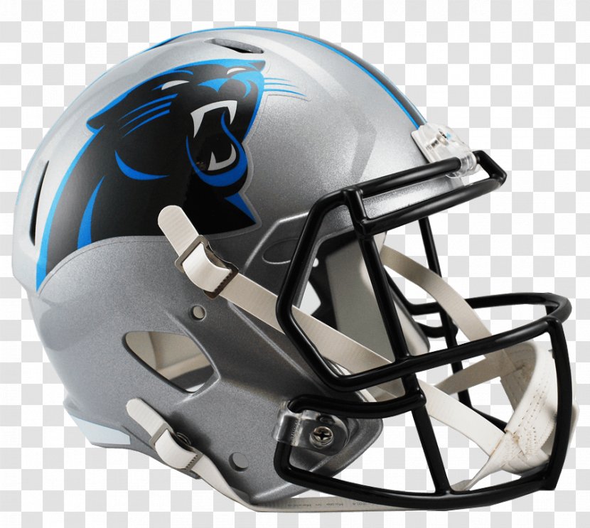 Carolina Panthers NFL American Football Helmets Riddell - Ski Helmet Transparent PNG