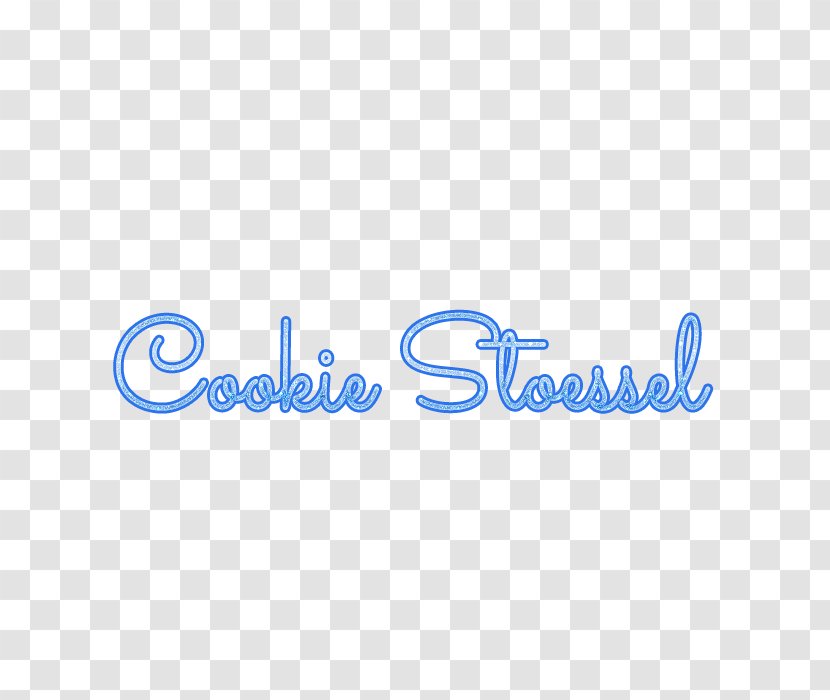 Logo Brand Line Font - Blue - Cookies Monster Transparent PNG